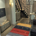 Printed Decorative Kitchen Rug in a living room