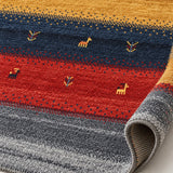 Printed Decorative Kitchen Rug – texture close-up
