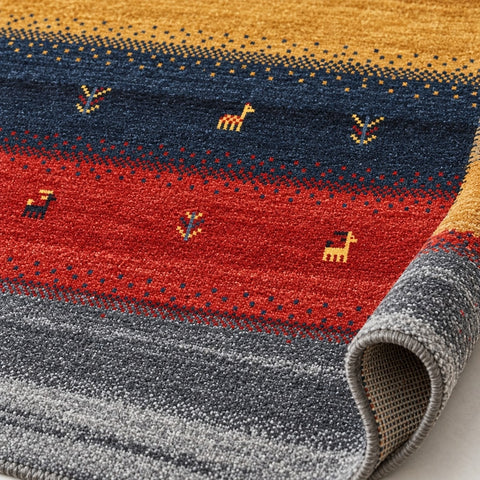 Printed Decorative Kitchen Rug – texture close-up