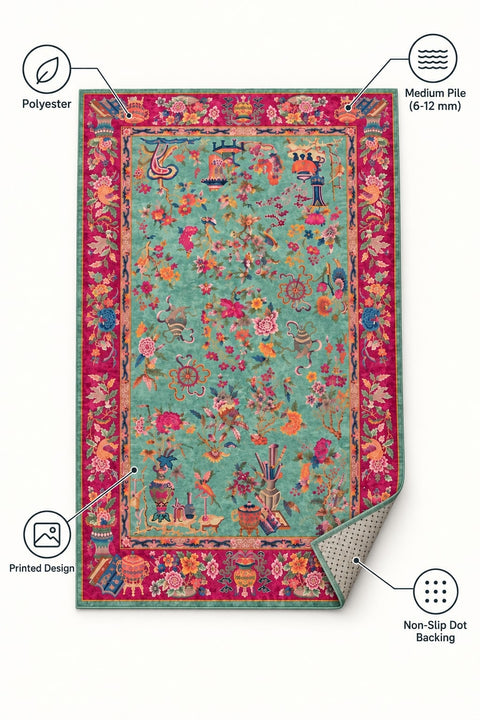 Printed Decorative Kitchen Rug – features