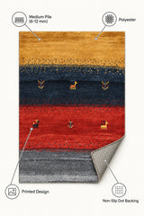 Printed Decorative Kitchen Rug – features