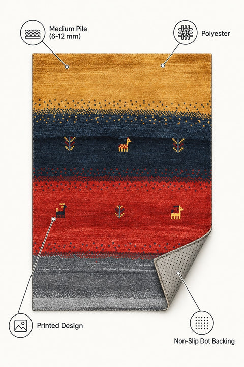 Printed Decorative Kitchen Rug – features