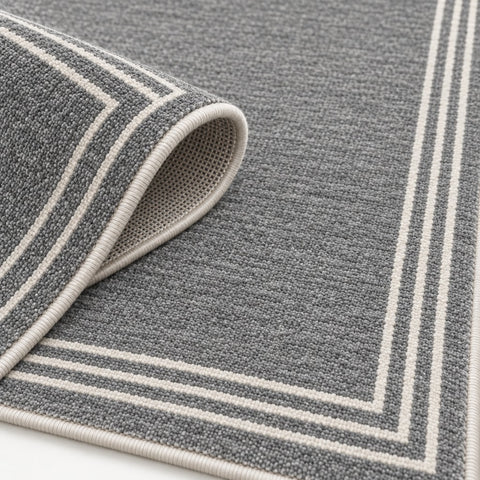 Printed Modern Area Rug – texture close-up