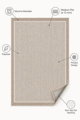 Printed Modern Area Rug – features