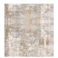 Printed Modern Area Rug – Blue