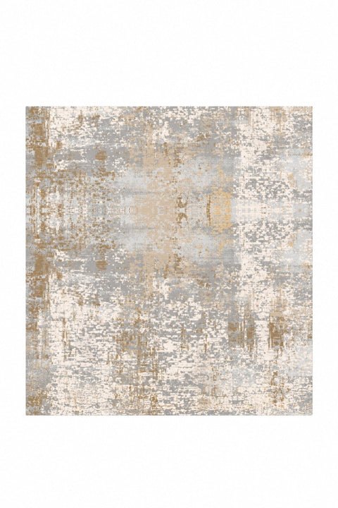 Printed Modern Area Rug – Blue