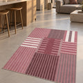 Printed Modern Area Rug – Blush in a kitchen