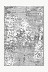 Printed Modern Kitchen Rug – Gray