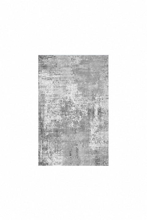 Printed Modern Square Area Rug – Gray