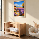 Provence Lavender Fields Vintage Wall Art – Plateau de Valensole Print