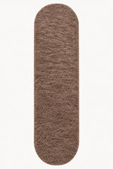 Puffy Plush Modern Oval Rug