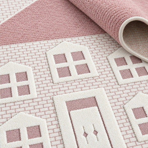 Quincey Kids Irregular Area Rug – texture close-up