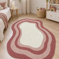 Quincey Kids Plush Area Rug – Light Pink in a nursery