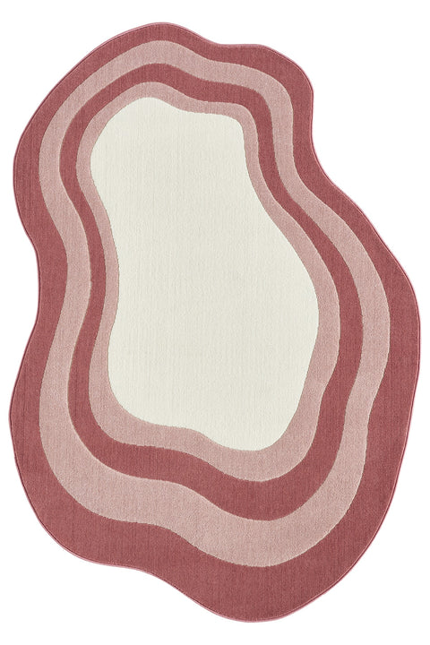 Quincey Kids Plush Area Rug – Light Pink