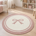 Quincey Kids Plush Area Rug – Pink & Pink in a nursery