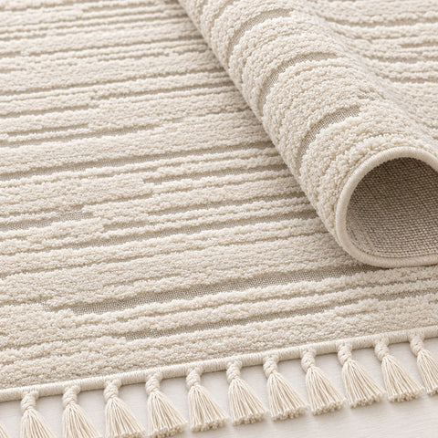 Quincey Modern Shag Area Rug – texture close-up