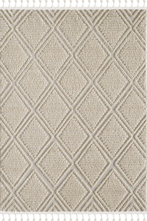 Quincey Modern Shag Area Rug – Beige