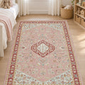Quincey Plush Kids Area Rug – Cream & Beige in a nursery