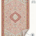 Quincey Plush Kids Area Rug – Cream & Beige – features