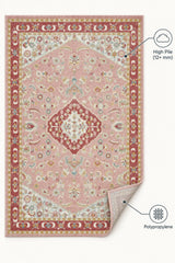 Quincey Plush Kids Area Rug – Cream & Beige – features