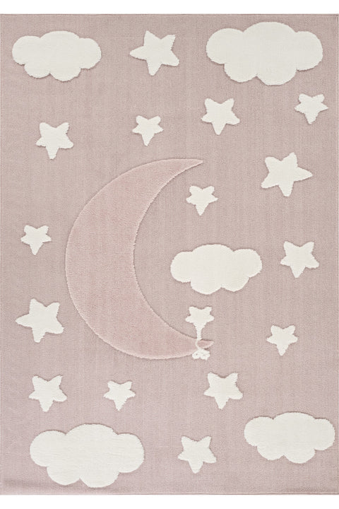 Quincey Plush Kids Area Rug – Pink
