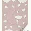 Quincey Plush Kids Area Rug – Pink – features