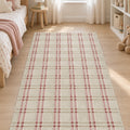 Quincey Plush Kids Area Rug – Plaid in a nursery