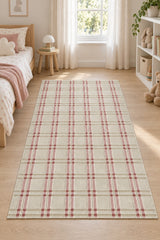 Quincey Plush Kids Area Rug – Plaid in a nursery