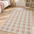 Quincey Plush Kids Area Rug – Plaid in a nursery