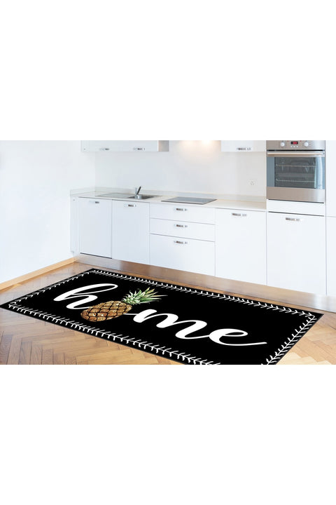R2016 Printed Kitchen Rug in a kitchen