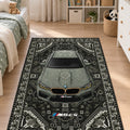Racing Car Retro Kids Rug in a nursery