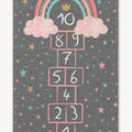 Rainbow Hopscotch Kids Area Rug