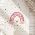 Rainbow Kids Area Rug in a nursery