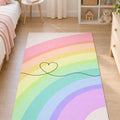 Rainbow Kids Area Rug – Multicolor 3808 in a nursery