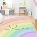 Rainbow Kids Area Rug – Multicolor 3808 in a nursery