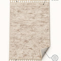 Raised Abstract Modern Area Rug – Beige – features