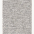 Raised Abstract Modern Area Rug – Gray