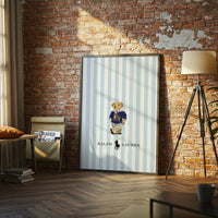 Ralph Lauren Bear Aesthetic Wall Poster | Fashion Wall Décor for Stylish Home Decor