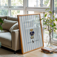 Ralph Lauren Bear Aesthetic Wall Poster | Fashion Wall Décor for Stylish Home Decor