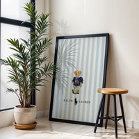 Ralph Lauren Bear Aesthetic Wall Poster | Fashion Wall Décor for Stylish Home Decor