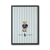 Ralph Lauren Bear Aesthetic Wall Poster | Fashion Wall Décor for Stylish Home Decor