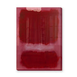 Red Pink Abstract Modern Wall Art – Soft Blurred Color Block Print