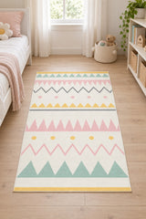 Retro Kids Area Rug in a nursery