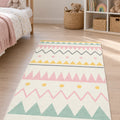 Retro Kids Area Rug in a nursery