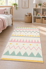 Retro Kids Area Rug in a nursery