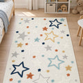Retro Shag Kids Area Rug – Multicolor in a nursery