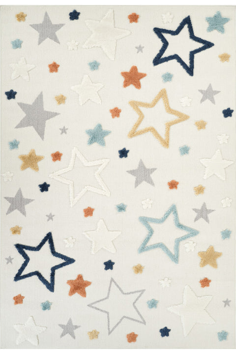 Retro Shag Kids Area Rug – Multicolor