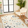 Retro Shag Kids Area Rug – Multicolor in a nursery
