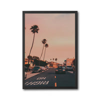 RIGHT NO Palm Tree Street Aesthetic Print, Tropical Wall Poster