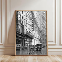 ROBINS Retro City Street Scene Wall Print